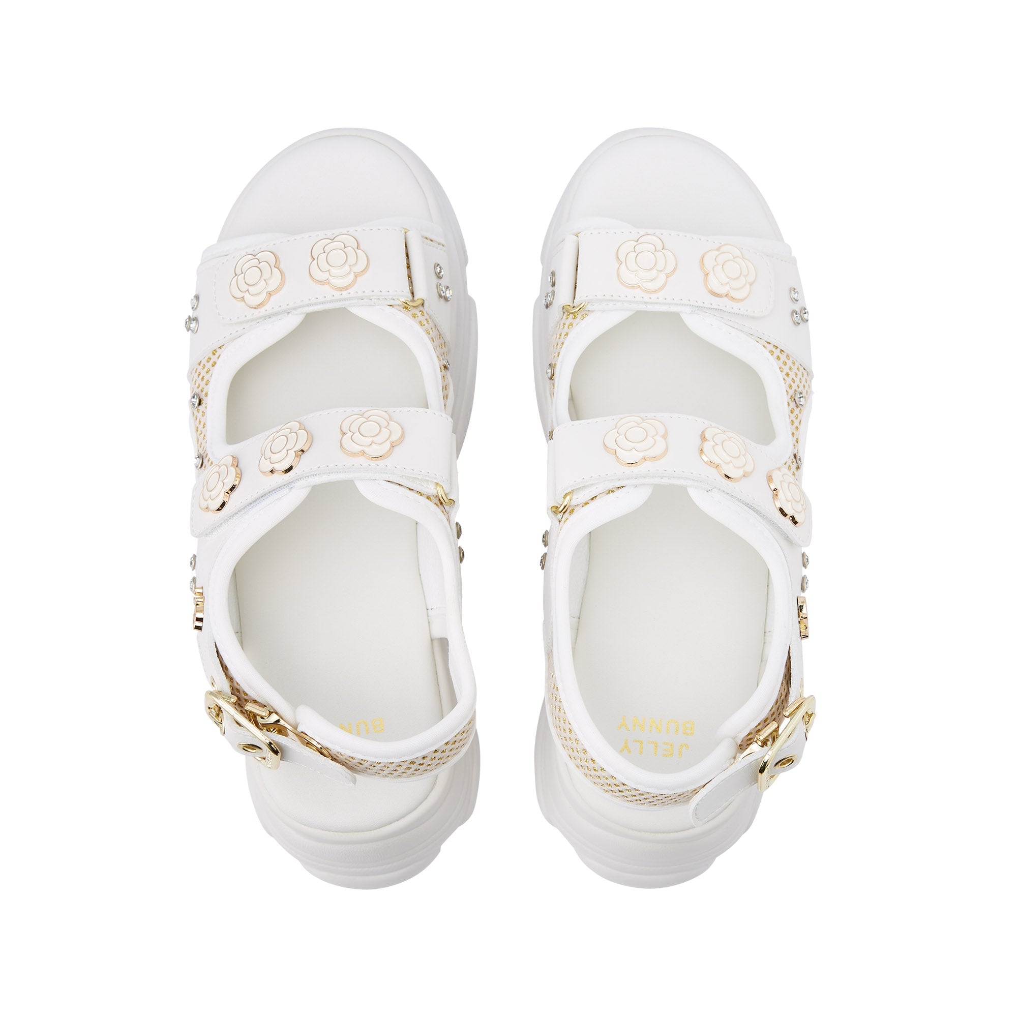 Picotee Jocasta Platform Sandals White