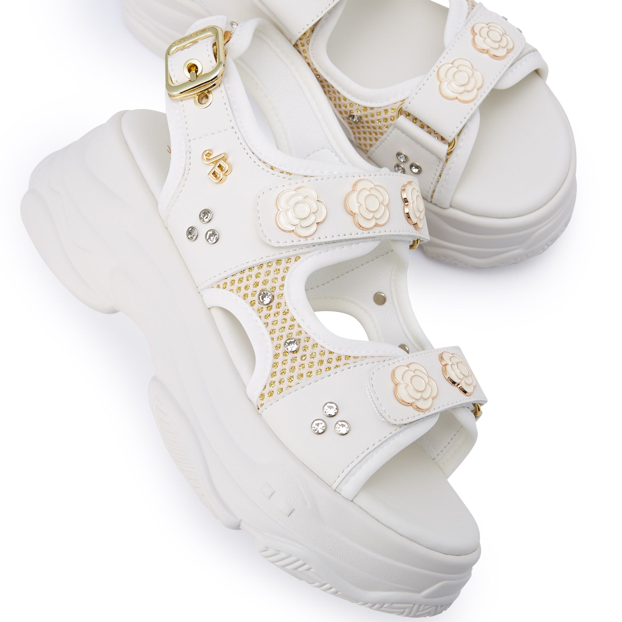 Picotee Jocasta Platform Sandals White