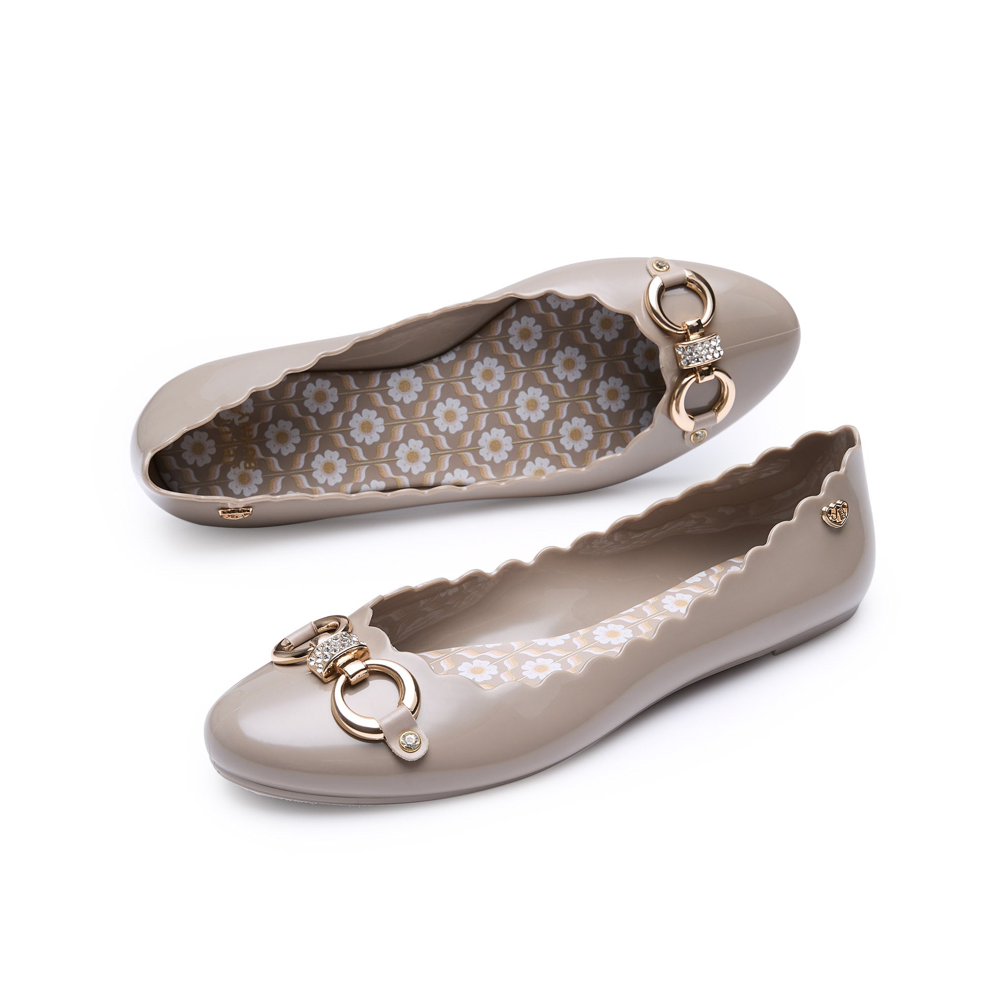 Sophie Lyric Ballerinas Taupe