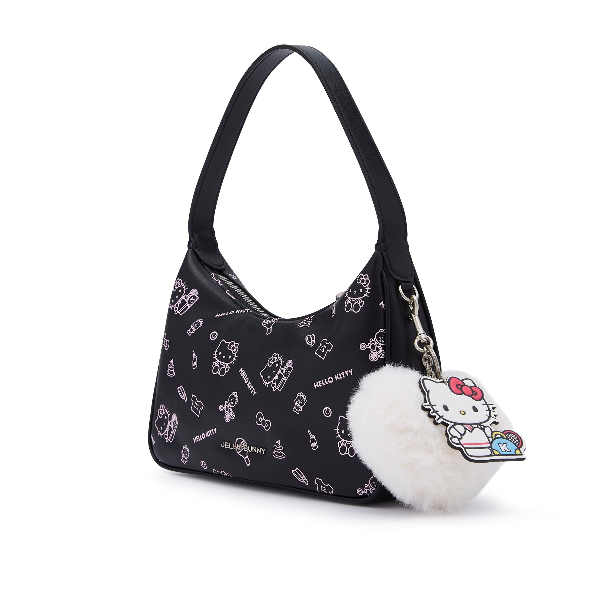 Do-Re Shoulder Bag Printed Black