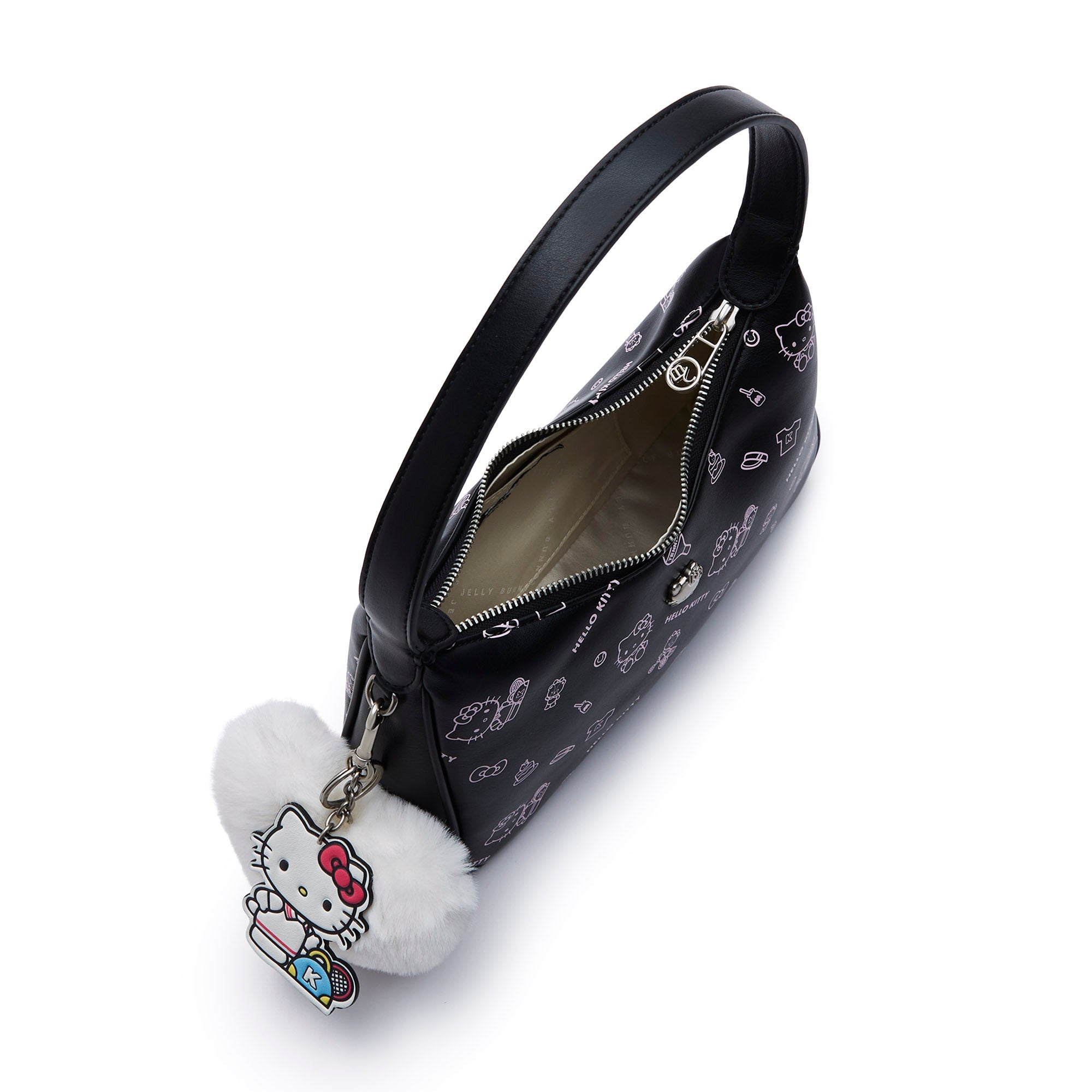 Do-Re Shoulder Bag Printed Black