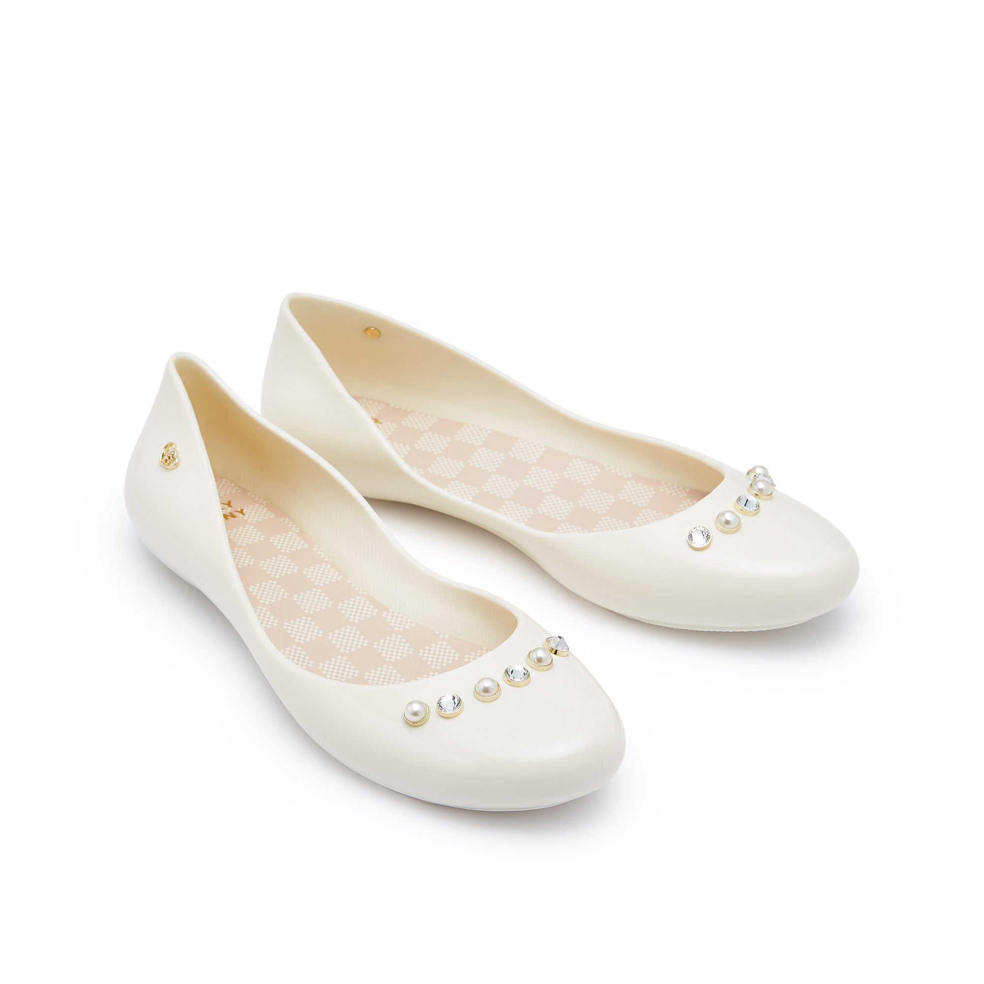 Melina Mary Ballerinas Off-White