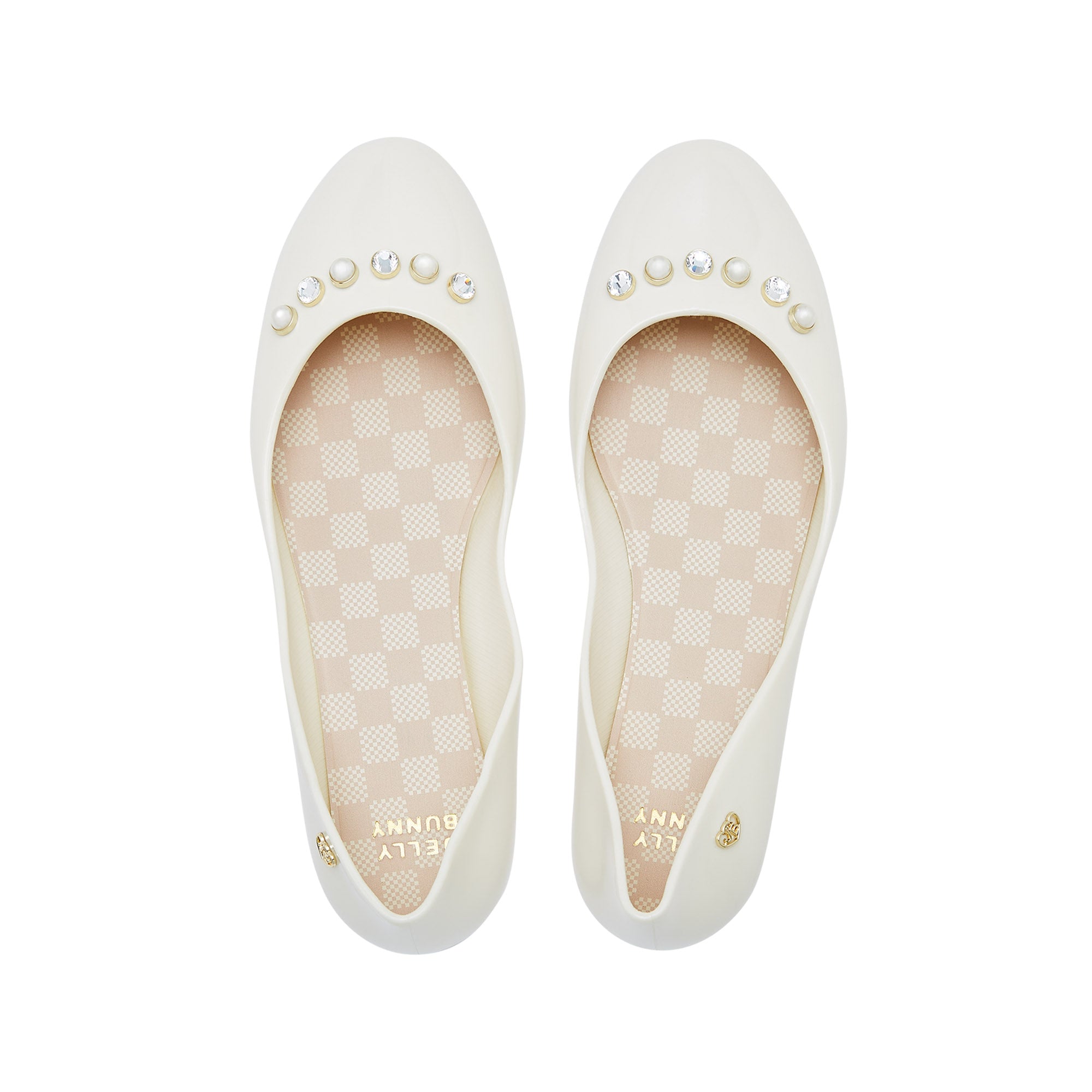 Melina Mary Ballerinas Off-White