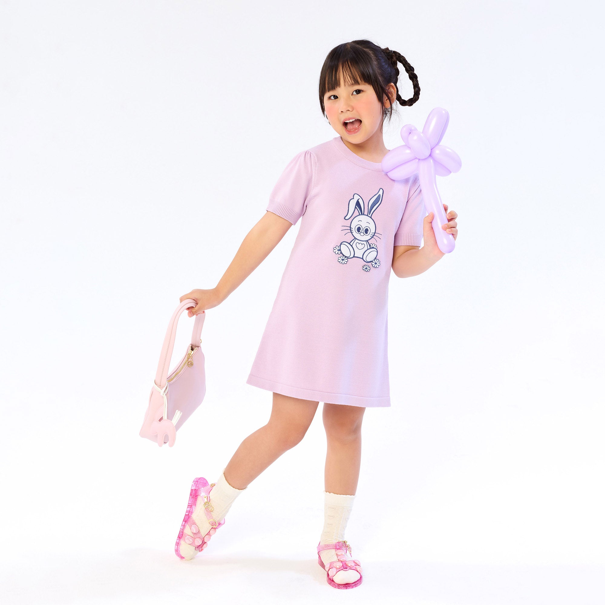 Jerme Knitted Mini Dress For Mini Girls