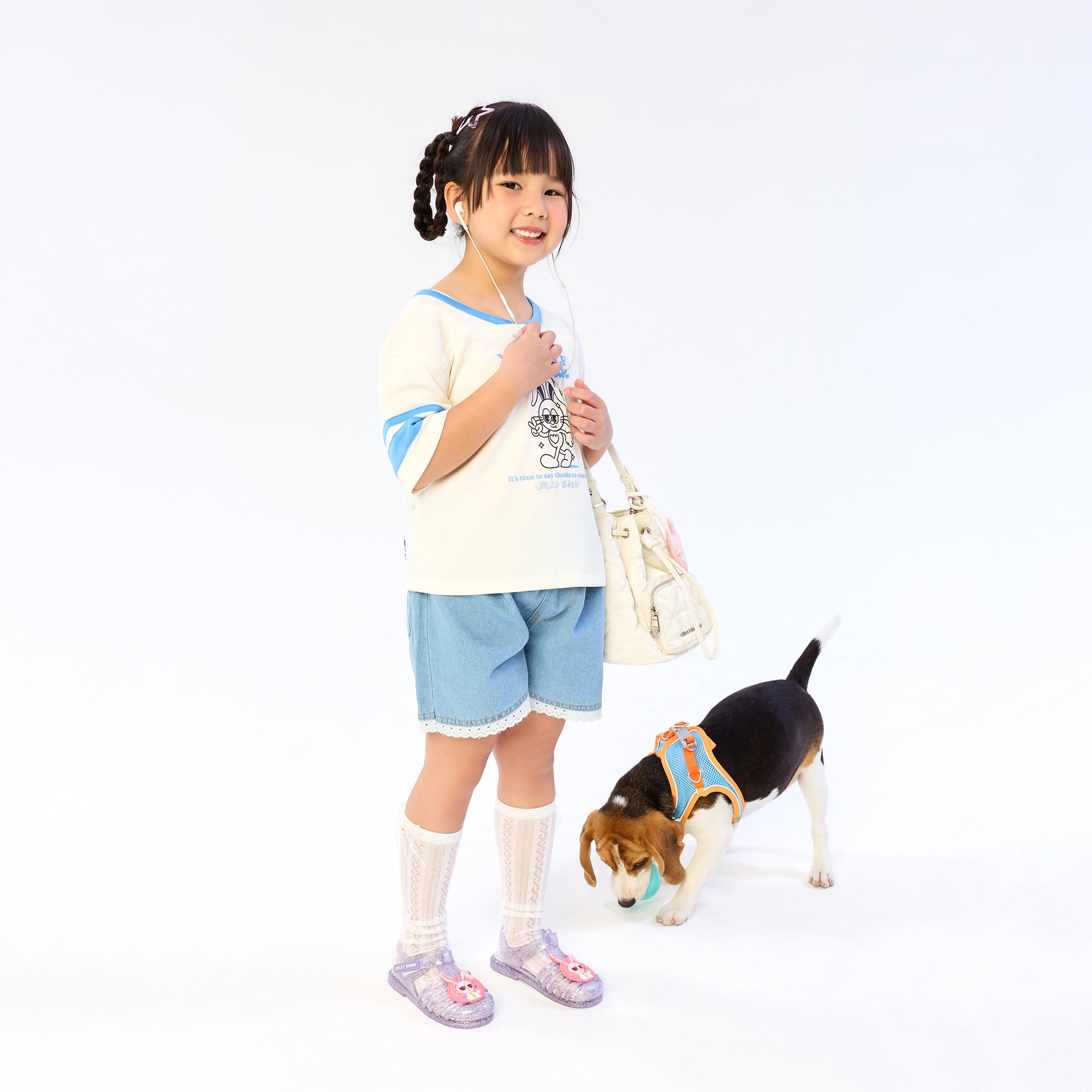 Football Jeremy Short Sleeve Top For Mini Girl
