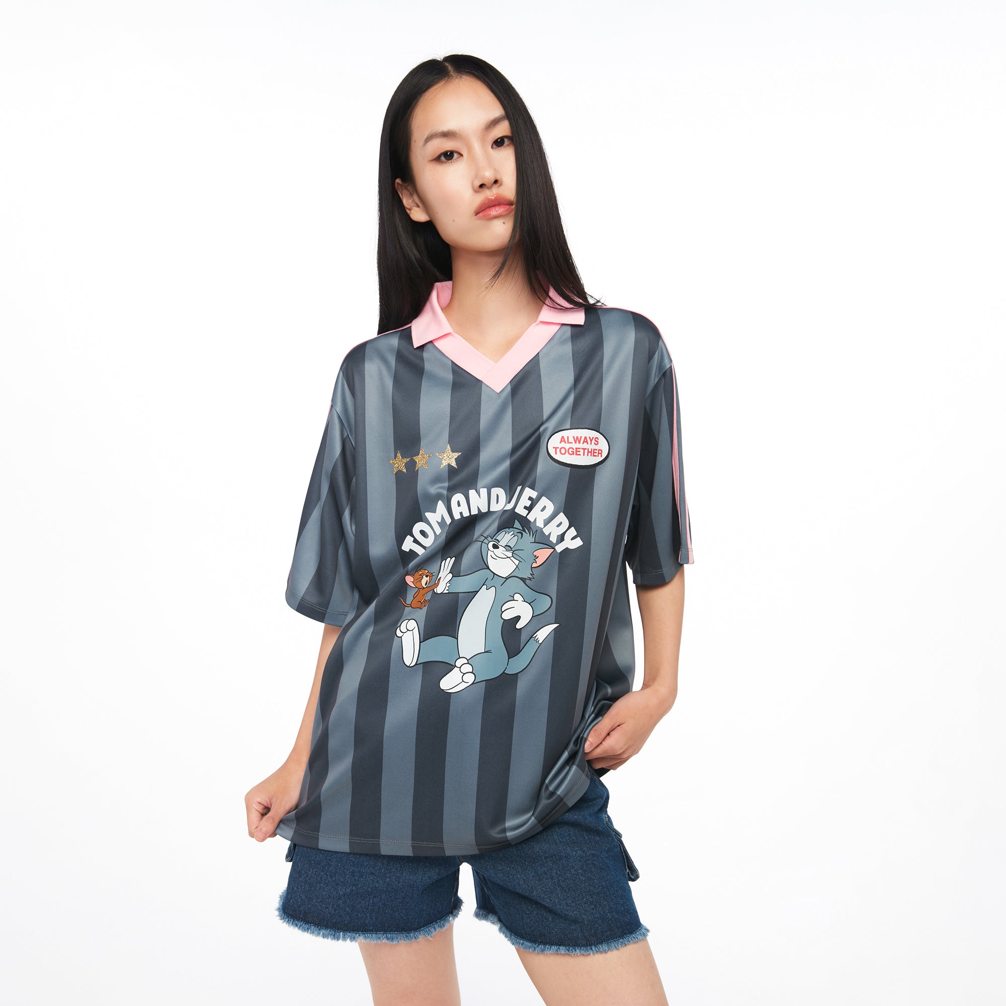 Tom and Jerry Football T-Shirt Multi