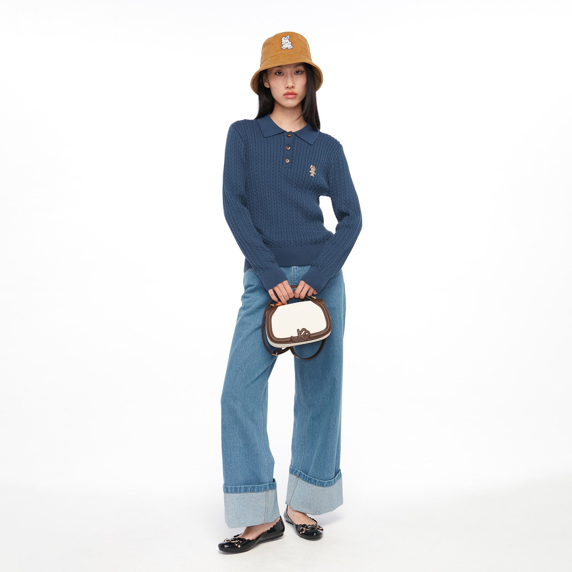 Knitted Long Sleeve Top