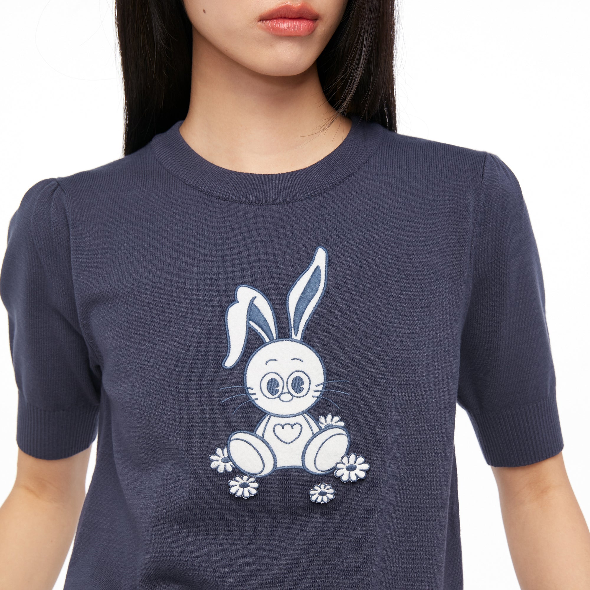 Jerme Knitted Short Sleeve Top