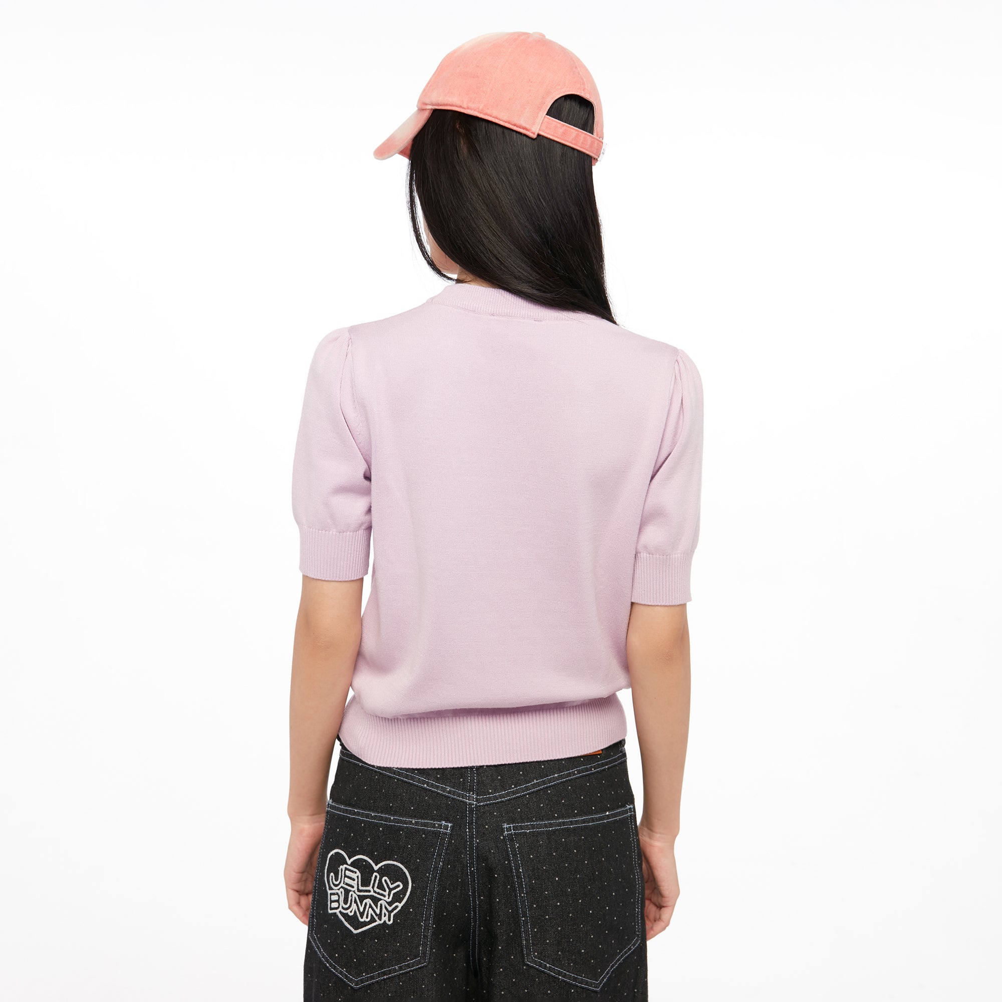 Jerme Knitted Short Sleeve Top