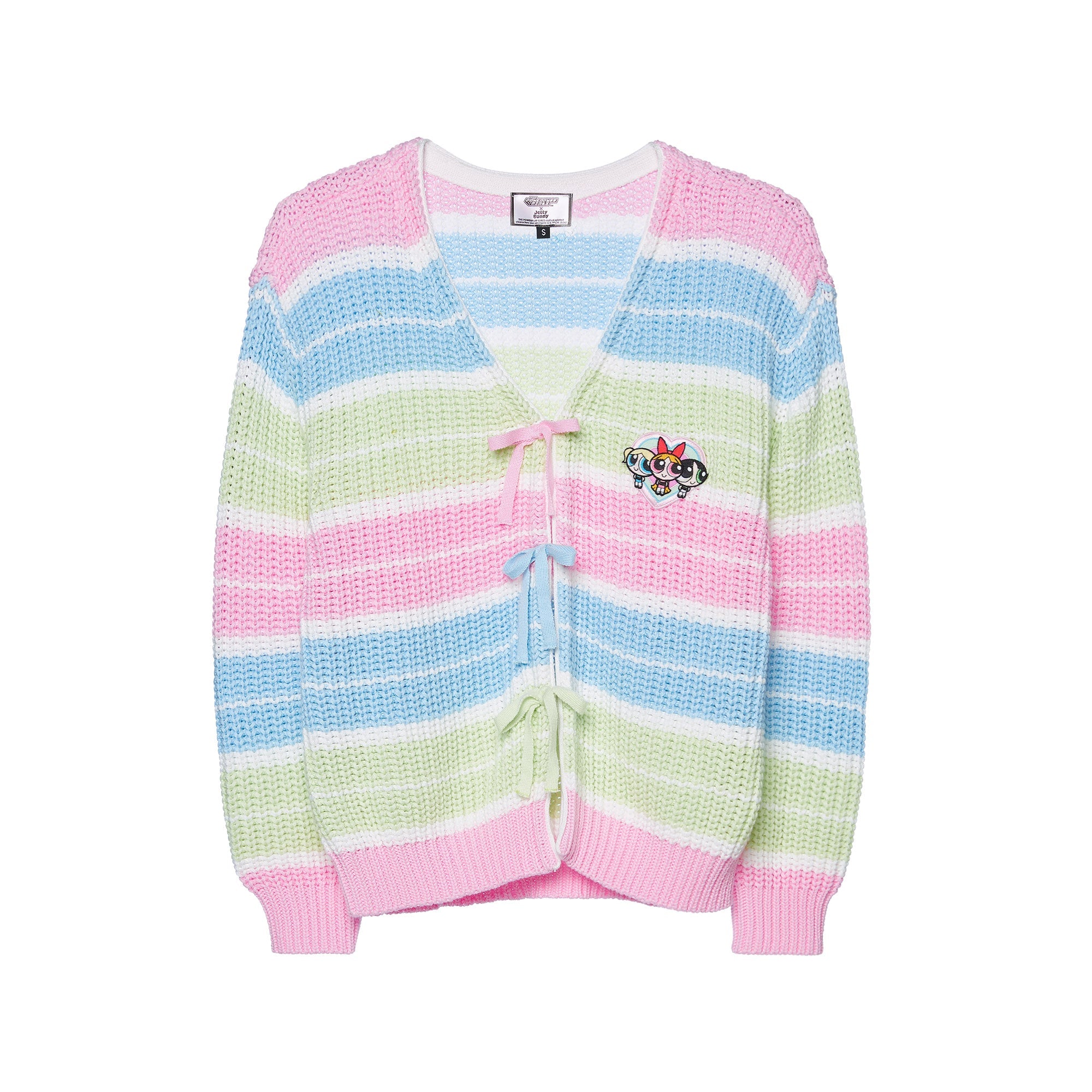 Powerpuff Girl Pastel Knitted Cardigan