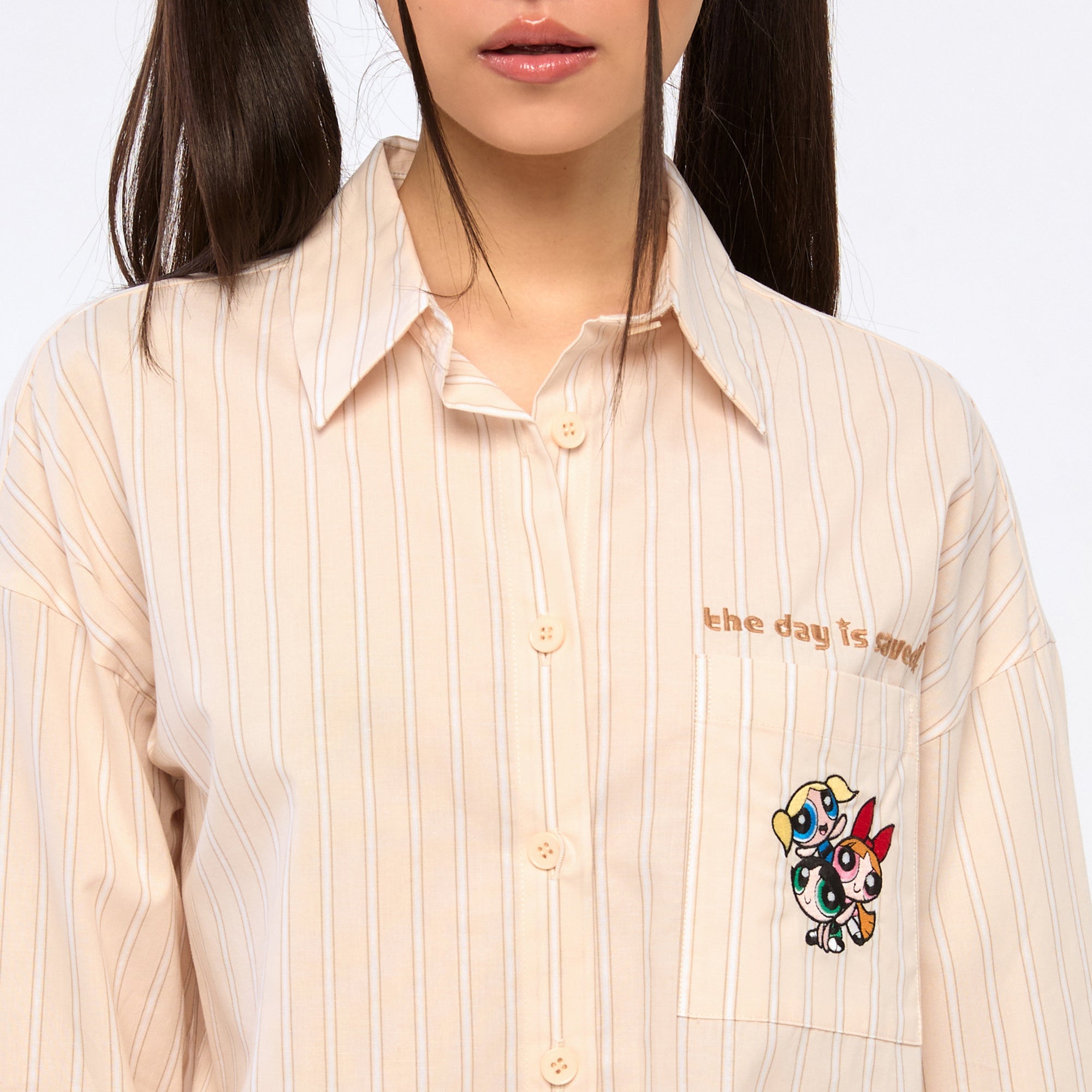 Powerpuff Girl Stripe Shirt
