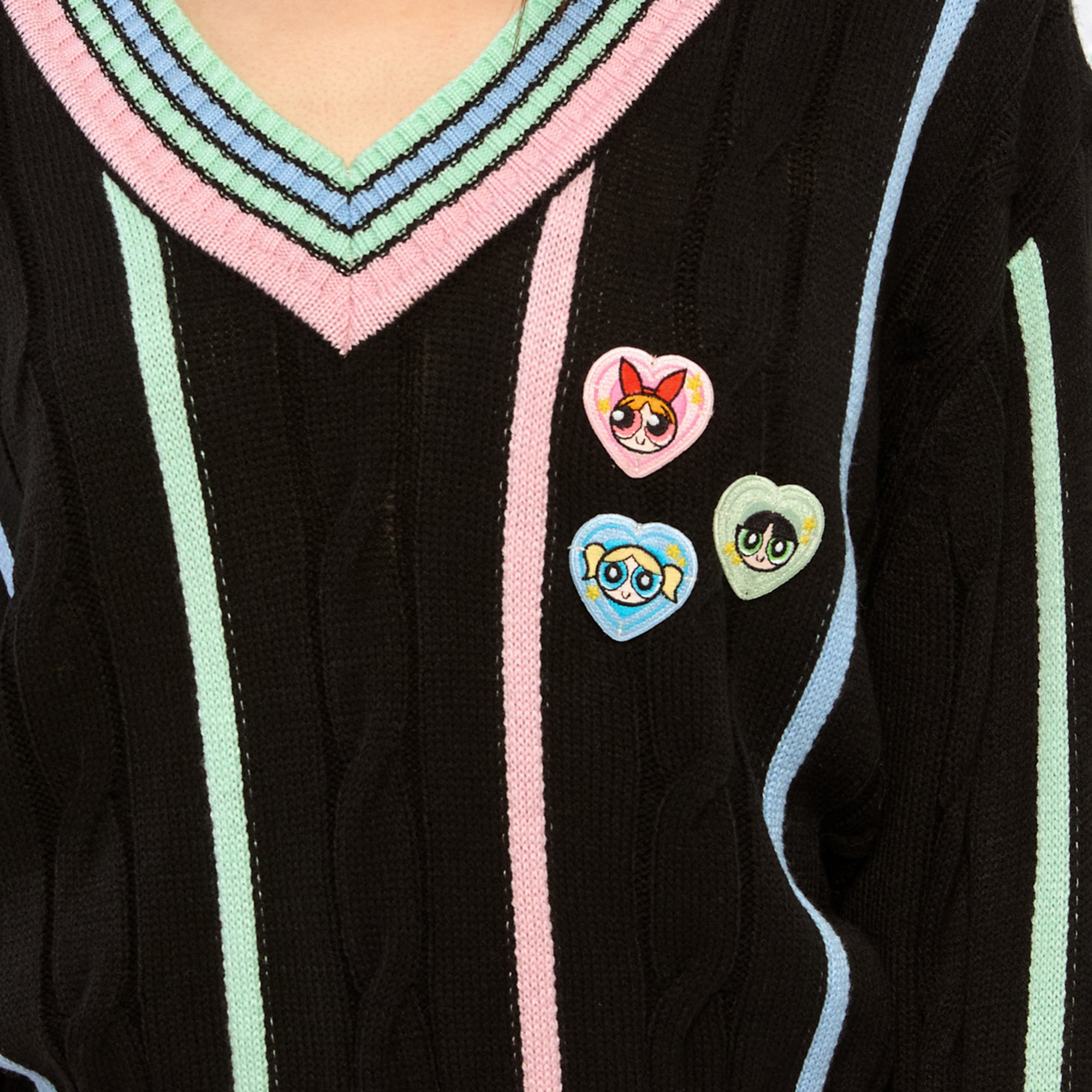 Powerpuff Girl Knitted Pullover