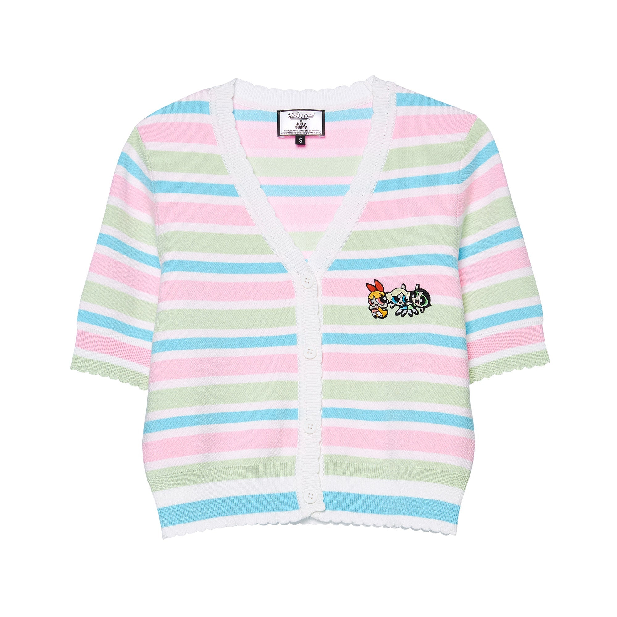 Powerpuff Girl Button Up Knitted Top