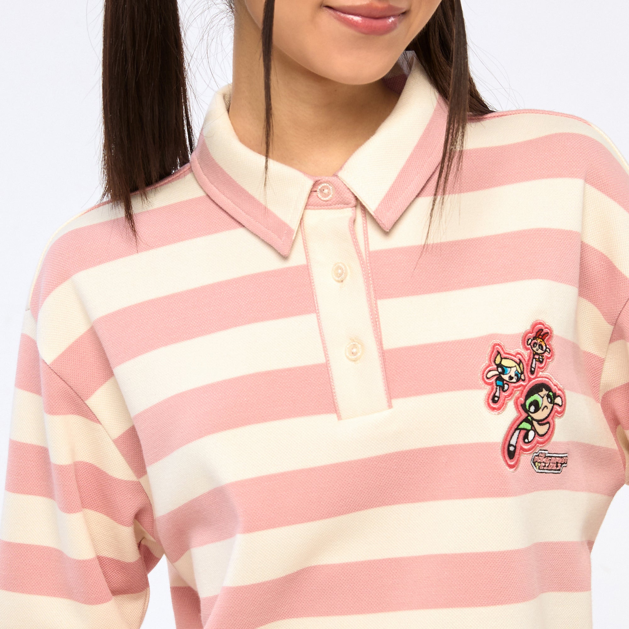 Powerpuff Girls Stripe Long Sleeve Top