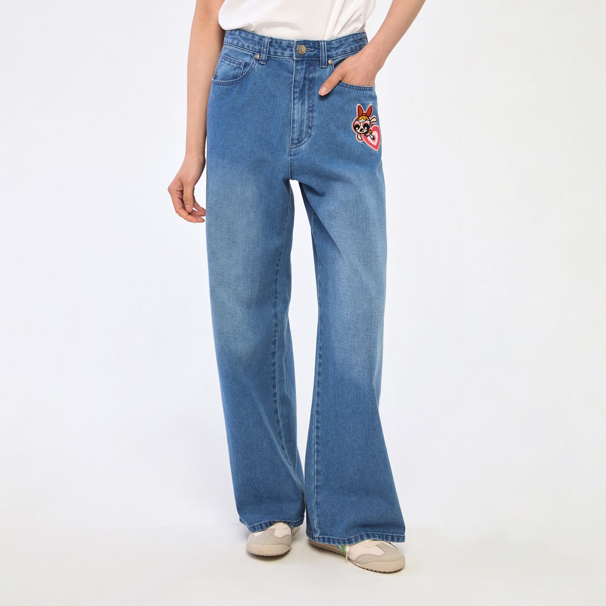 Powerpuff Girls Fade Denim Pants