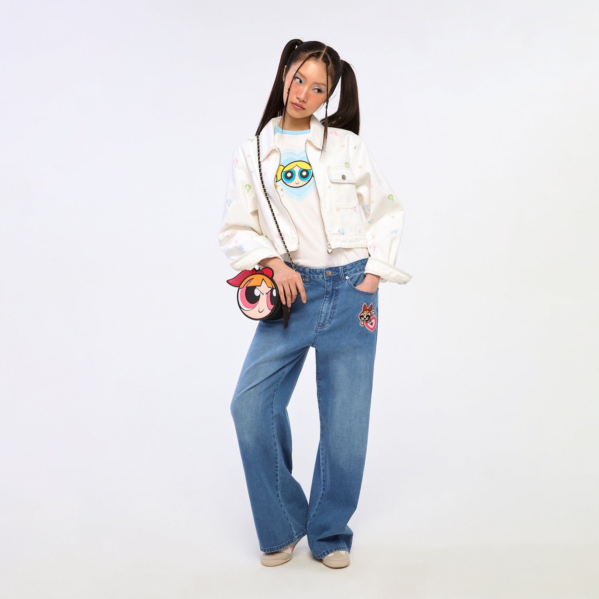 Powerpuff Girls Fade Denim Pants