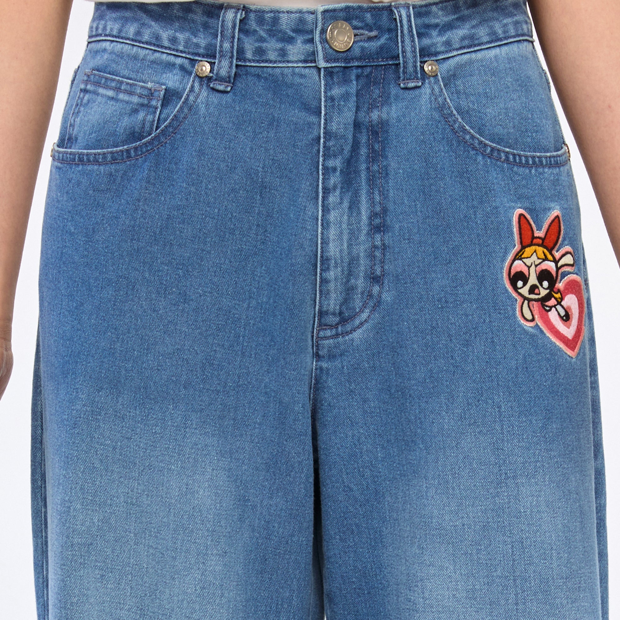 Powerpuff Girls Fade Denim Pants