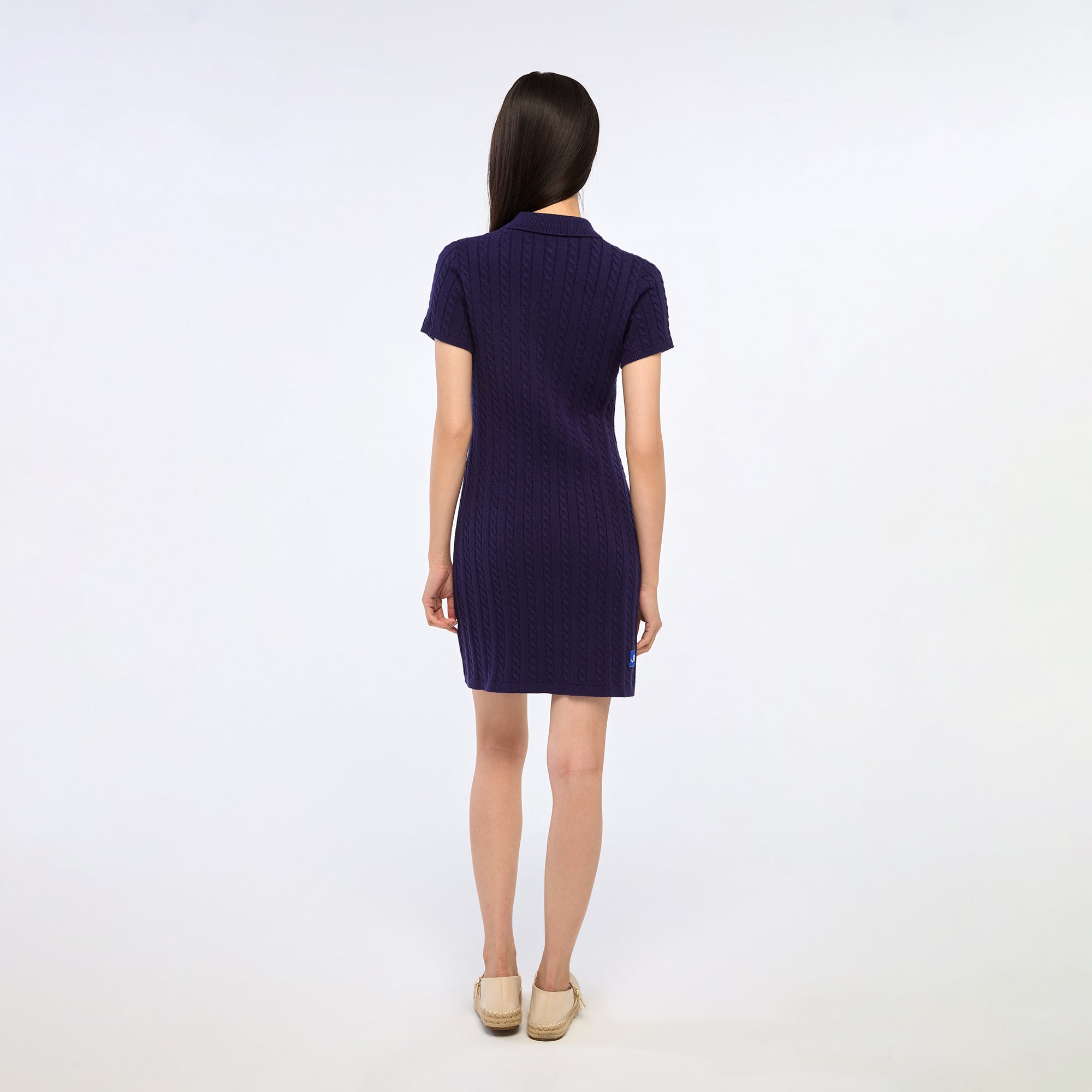 Jeremy Cable Knitted Polo Dress