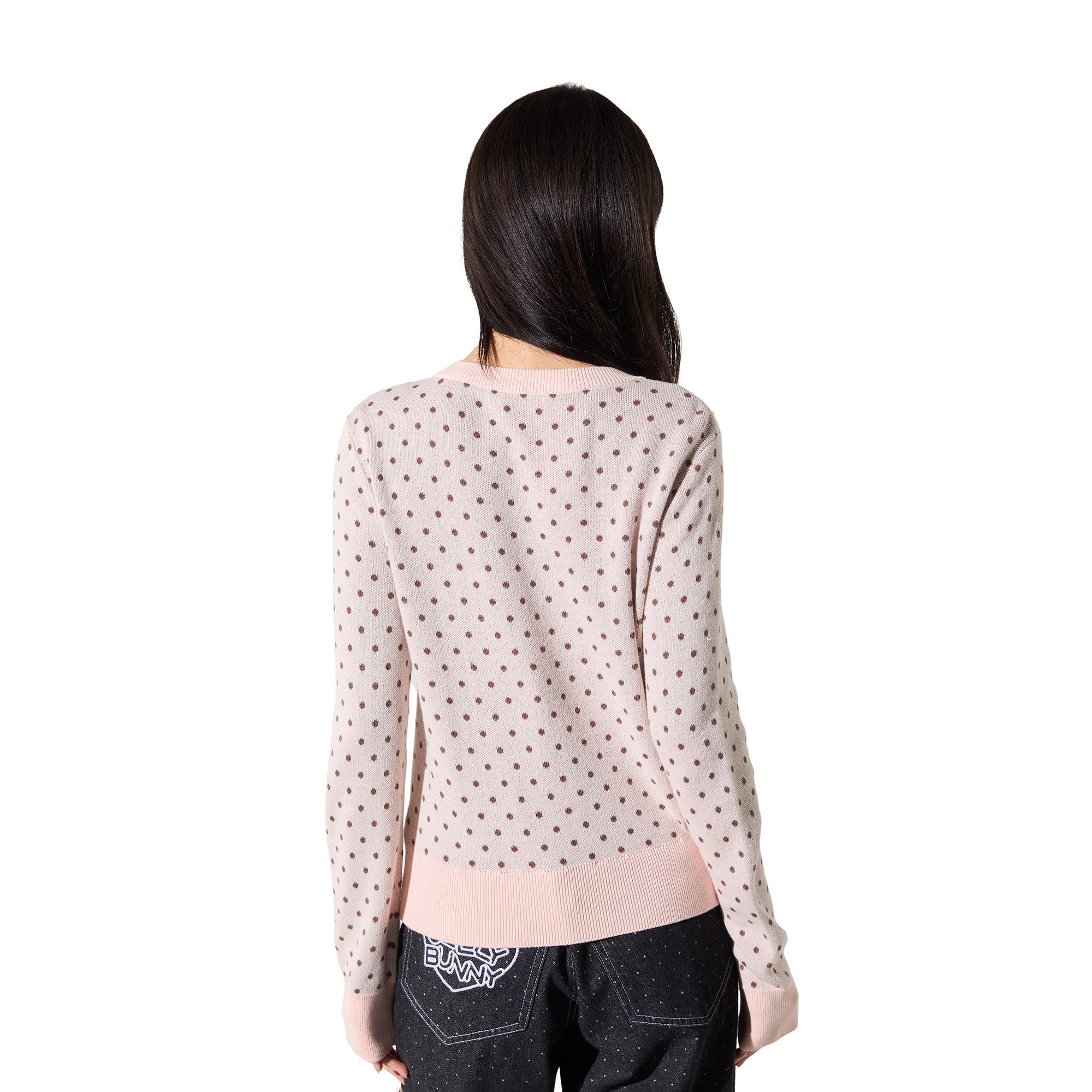 Polkadot Long Sleeve Cardigan