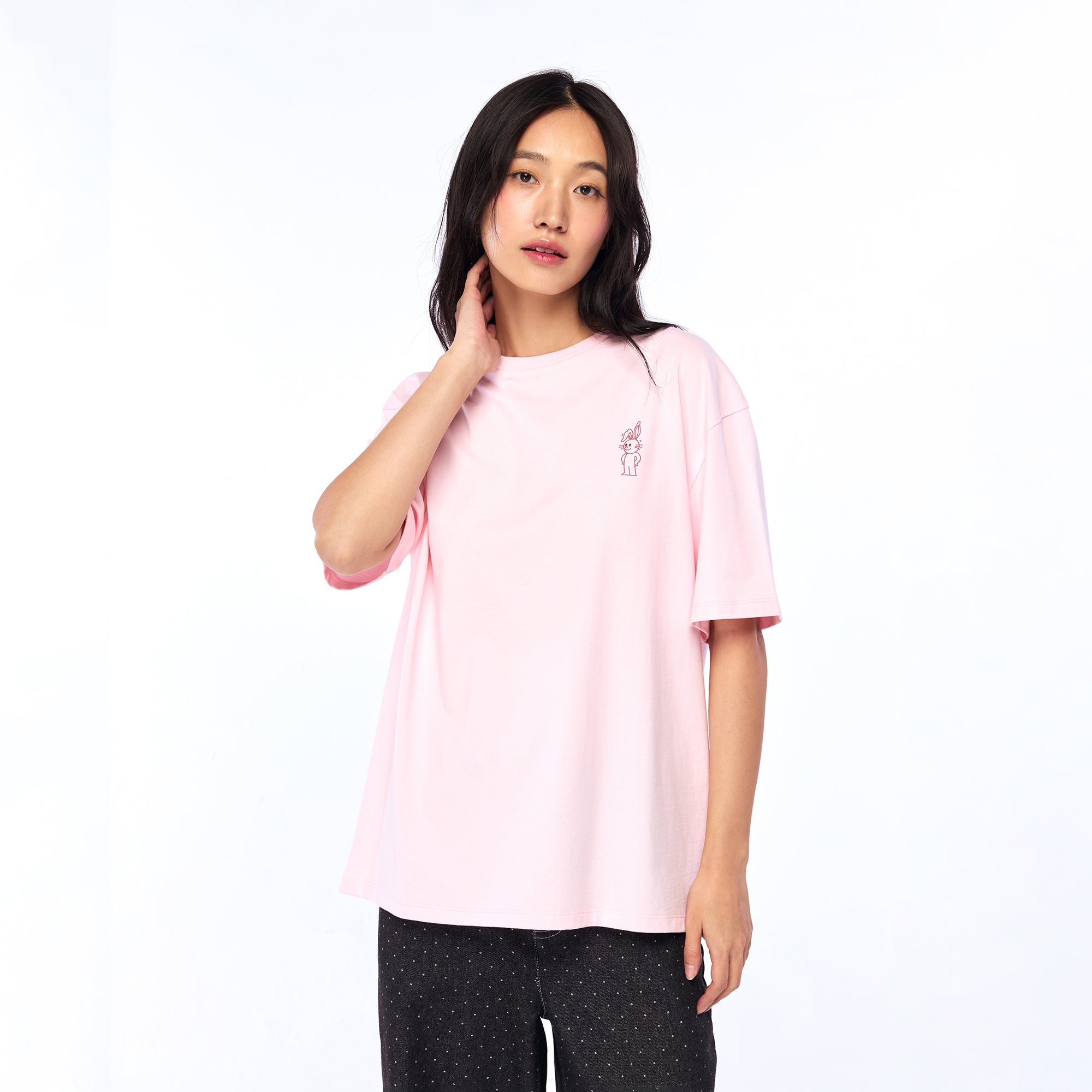 Heart Patch Short Sleeve T-Shirt