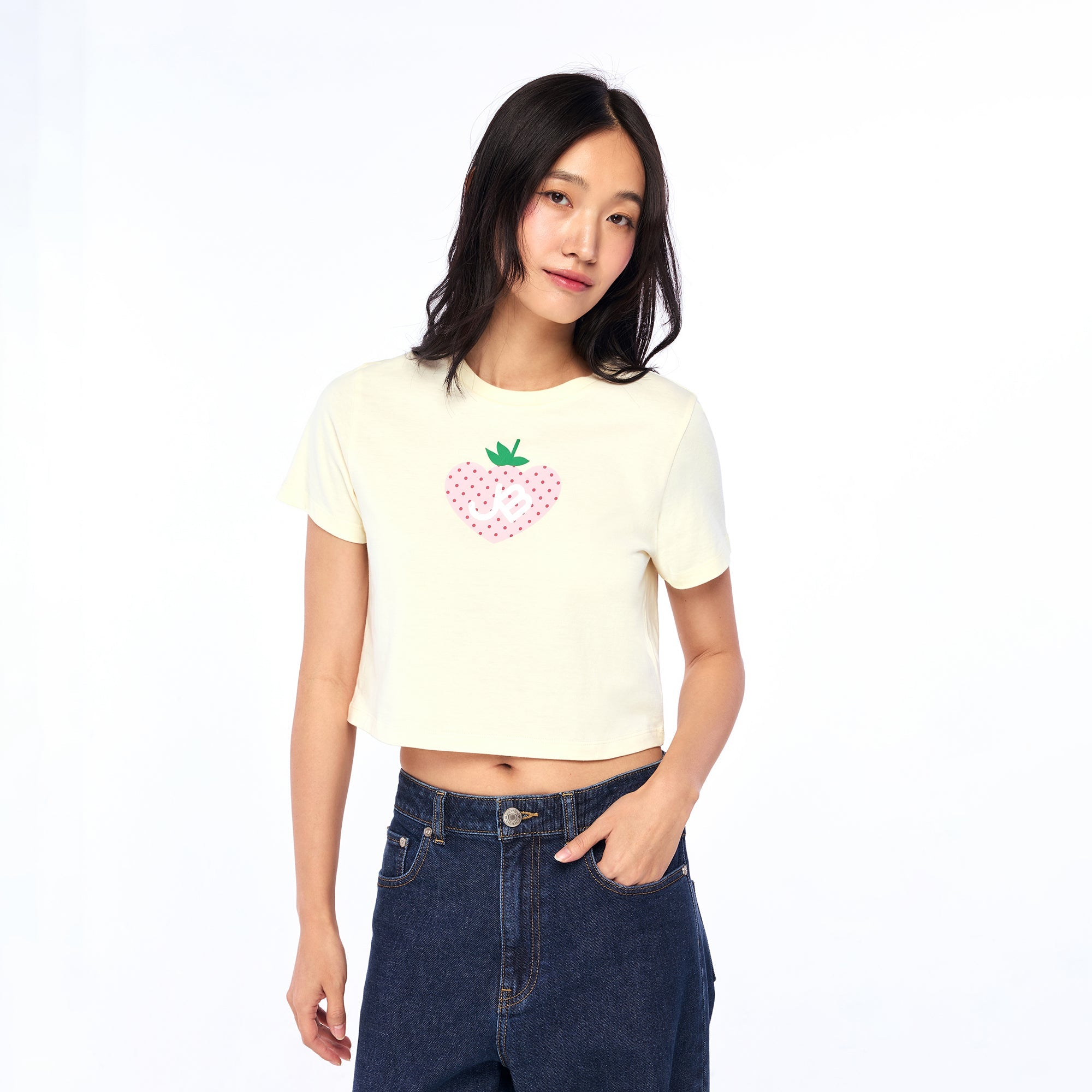 Strawberry JB Crop T-Shirt