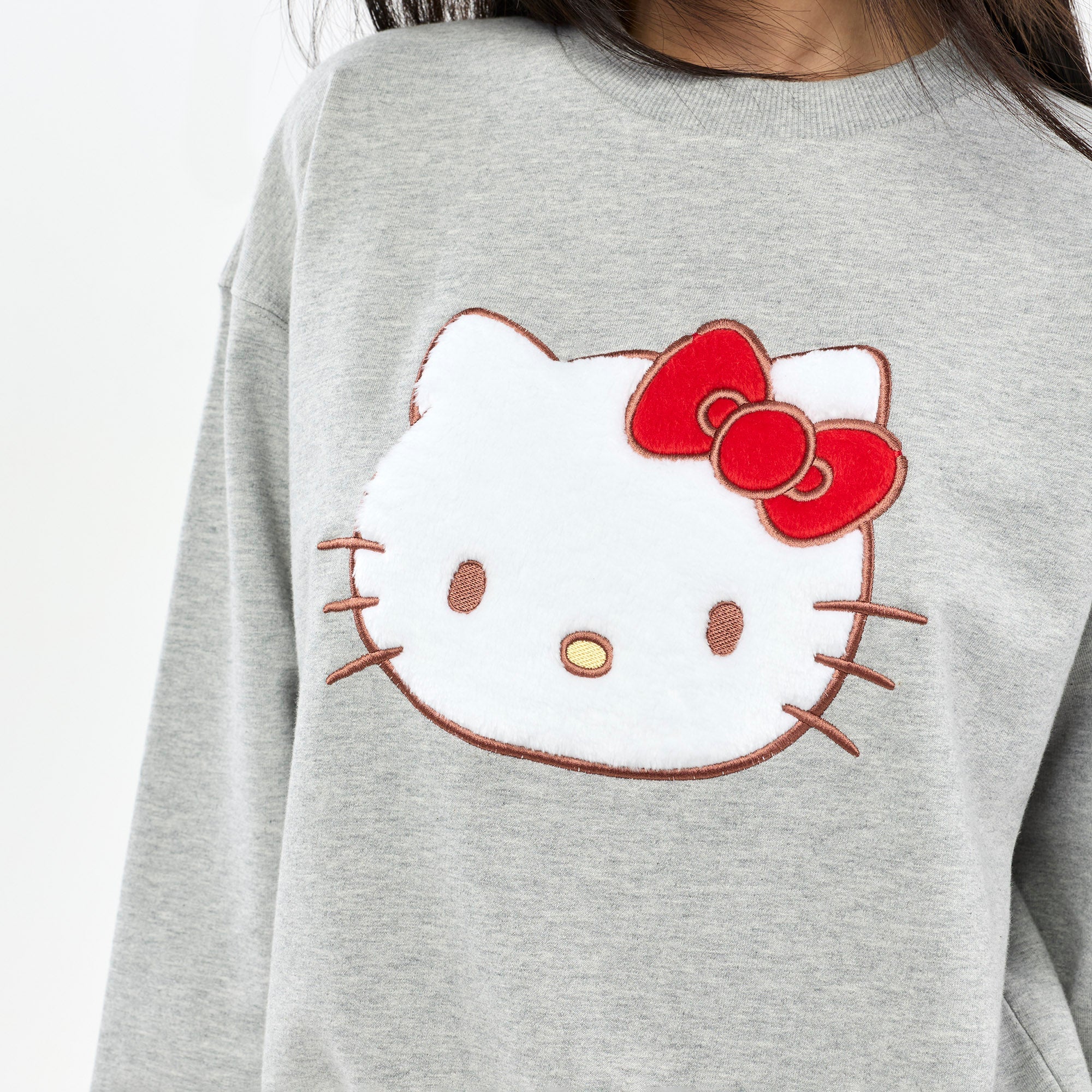 Hello Kitty Graphic Pullover Grey