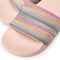 Mini Rainbow Line Gris Kids Flats Sandals